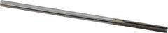 Made in USA - 1/4" Carbide-Tipped 4 Flute Chucking Reamer - Straight Flute, 1-1/2" Straight Shank, 1-1/2" Flute Length, 6" OAL - All Tool & Supply