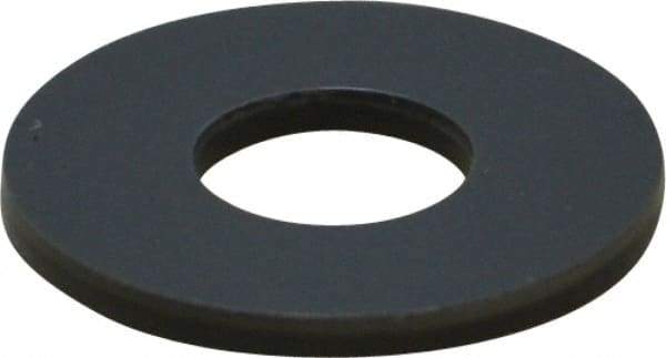 Made in USA - 1/4" Screw, Grade Gray PVC Standard Flat Washer - 0.312" ID x 3/4" OD, 0.062" Thick, Plain Finish - All Tool & Supply