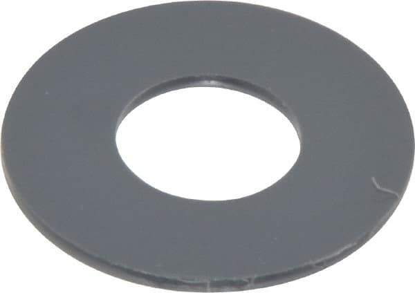 Made in USA - 1/2" Screw, Grade Gray PVC Standard Flat Washer - 0.562" ID x 1-1/4" OD, 0.062" Thick, Plain Finish - All Tool & Supply