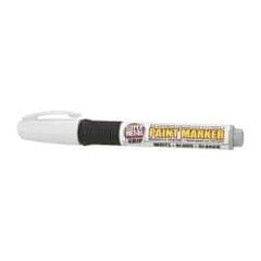 Super Met-Al - White Paint Marker - Fiber Tip, Oil Based - All Tool & Supply