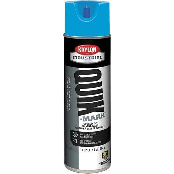 Krylon - 20 fl oz Blue Marking Paint - 50 to 60 Sq Ft Coverage, Solvent-Based Formula - All Tool & Supply