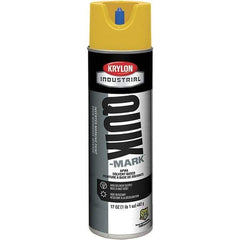 Krylon - 20 fl oz Yellow Marking Paint - 50 to 60 Sq Ft Coverage, Solvent-Based Formula - All Tool & Supply