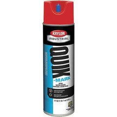 Krylon - 20 fl oz Red Marking Paint - 50 to 60 Sq Ft Coverage, Water-Based Formula - All Tool & Supply