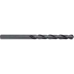 Titan USA - Taper Length Drill Bits; Drill Bit Size (Inch): 3/16 ; Drill Bit Size (Decimal Inch): 0.1875 ; Drill Point Angle: 118 ; Drill Bit Material: High Speed Steel ; Drill Bit Finish/Coating: Black Oxide ; Flute Type: Spiral - Exact Industrial Supply