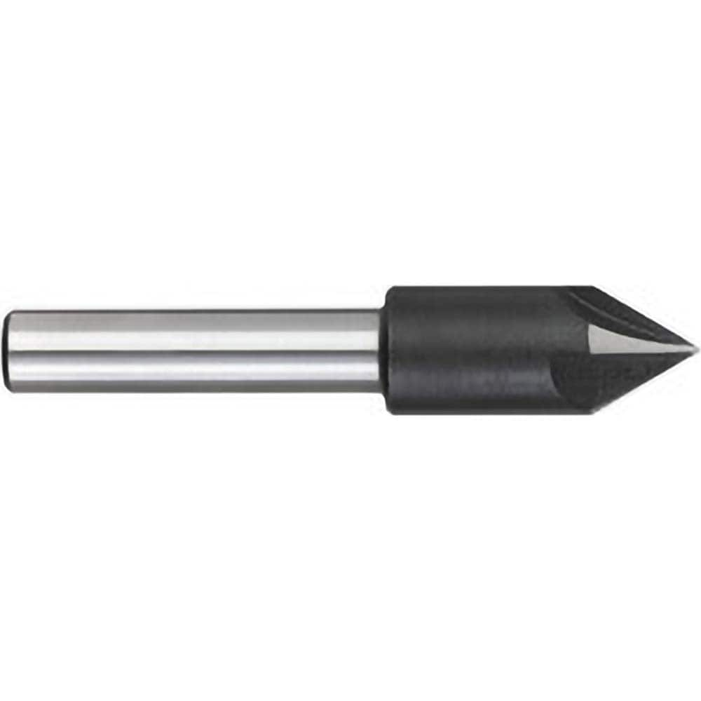 Titan USA - Countersinks; Head Diameter (Inch): 5/8 ; Head Diameter (Decimal Inch): 0.6250 ; Number of Flutes: 4 ; Included Angle: 82 ; Countersink Material: Solid Carbide ; Countersink Finish/Coating: Uncoated - Exact Industrial Supply