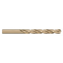 Titan USA - Jobber Length Drill Bits; Drill Bit Size (Decimal Inch): 0.1563 ; Drill Point Angle: 135 ; Drill Bit Material: Cobalt ; Drill Bit Finish/Coating: Uncoated ; Flute Type: Spiral ; Cutting Direction: Right Hand - Exact Industrial Supply