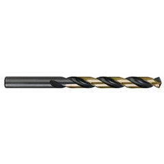 Titan USA - Jobber Length Drill Bits; Drill Bit Size (Inch): 5/64 ; Drill Bit Size (Decimal Inch): 0.0781 ; Drill Point Angle: 135 ; Drill Bit Material: High Speed Steel ; Drill Bit Finish/Coating: Uncoated ; Flute Type: Spiral - Exact Industrial Supply