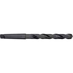 Titan USA - Taper Shank Drill Bits; Drill Bit Size (Inch): 19/64 ; Drill Bit Size (Decimal Inch): 0.2969 ; Drill Point Angle: 118 ; Shank Taper Designation: 1MT ; Drill Bit Material: High Speed Steel ; Drill Bit Finish/Coating: Black Oxide - Exact Industrial Supply