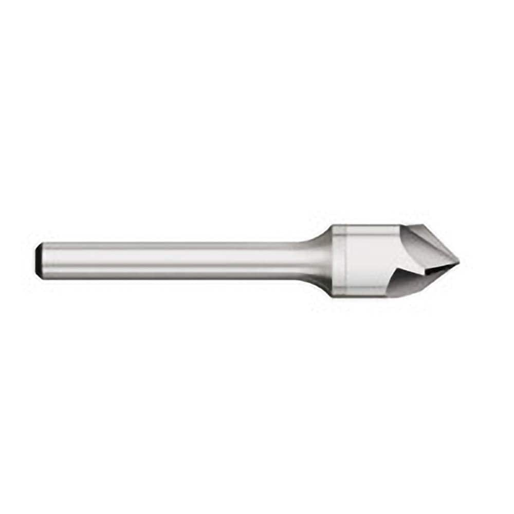 Titan USA - Countersinks; Head Diameter (Inch): 3/16 ; Head Diameter (Decimal Inch): 0.1875 ; Number of Flutes: 3 ; Included Angle: 82 ; Countersink Material: Solid Carbide ; Countersink Finish/Coating: Uncoated - Exact Industrial Supply