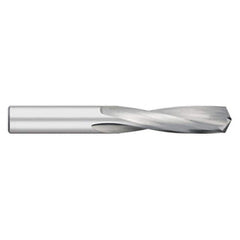 Titan USA - Screw Machine Length Drill Bits; Drill Bit Size (Decimal Inch): 0.1910 ; Drill Bit Size (Wire): #11 ; Drill Point Angle: 135 ; Drill Bit Material: Solid Carbide ; Drill Bit Finish/Coating: Uncoated ; Flute Type: Spiral - Exact Industrial Supply