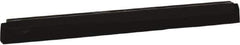 Vikan - 20" Foam Rubber Blade Squeegee Refill - Double Edge, Black, Plastic Holder - All Tool & Supply