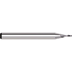 Titan USA - Square End Mills; Mill Diameter (Decimal Inch): 0.0820 ; Number of Flutes: 2 ; Length of Cut (Decimal Inch): 0.2460 ; Material: Solid Carbide ; Finish/Coating: Uncoated ; Shank Diameter (Inch): 1/8 - Exact Industrial Supply