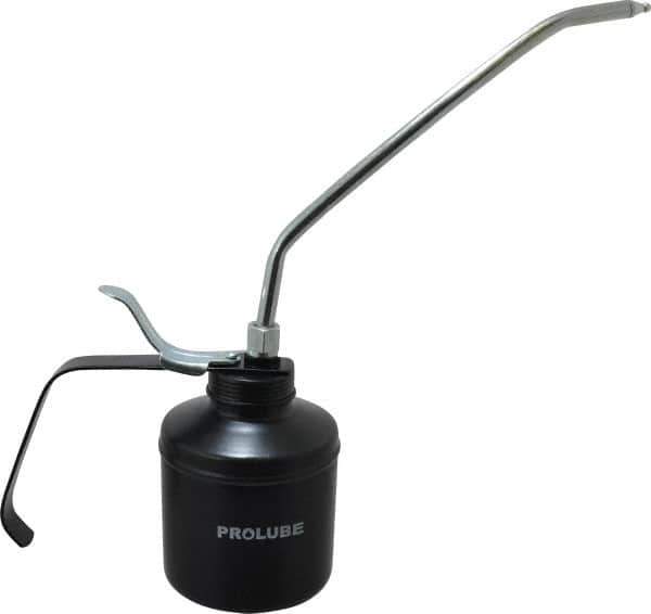 PRO-LUBE - 500 mL Capcity, 9" Long Rigid Spout, Lever-Type Oiler - Steel Pump, Steel Body, Powder Coated - All Tool & Supply