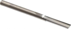 Onsrud - 1/4" Diam, 1/4" Shank Diam, 1" Length of Cut, 1 Flute Single Edge Straight Router Bit - 3-1/4" Overall Length, Right Hand Cut, Solid Carbide - All Tool & Supply