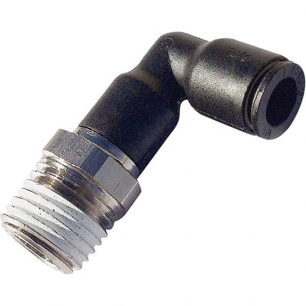 Legris - Plastic Push-To-Connect Tube Fittings Type: Extended Male Elbow Tube Outside Diameter (Inch): 1/8 - All Tool & Supply