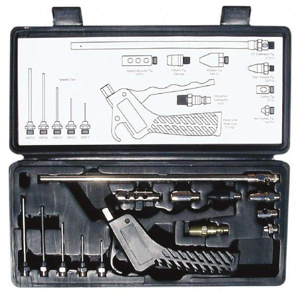 Coilhose Pneumatics - Plastic Blow Gun Kits - 1/4 Inlet, 150 Max psi - All Tool & Supply