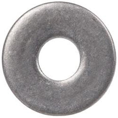 Made in USA - #2 Screw, Grade 300 Stainless Steel Standard Flat Washer - 0.094" ID x 1/4" OD, 0.016" Thick, Plain Finish, Meets Military Specifications - All Tool & Supply