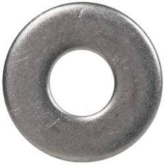 Made in USA - #6L Screw, Grade 300 Stainless Steel Standard Flat Washer - 0.156" ID x 3/8" OD, 0.036" Thick, Passivated Finish, Meets Military Specifications - All Tool & Supply