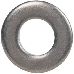 Made in USA - #8 Screw, Grade 300 Stainless Steel Standard Flat Washer - 0.188" ID x 3/8" OD, 0.065" Thick, Plain Finish, Meets Military Specifications - All Tool & Supply