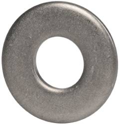 Made in USA - #10 Screw, Grade 300 Stainless Steel Standard Flat Washer - 0.219" ID x 1/2" OD, 0.065" Thick, Passivated Finish, Meets Military Specifications - All Tool & Supply