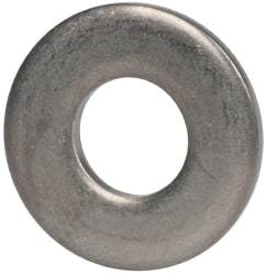 Made in USA - #12 Screw, Grade 300 Stainless Steel Standard Flat Washer - 1/4" ID x 0.562" OD, 0.051" Thick, Plain Finish, Meets Military Specifications - All Tool & Supply