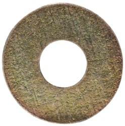 Made in USA - #2 Screw, Grade 1008/1010 Steel Standard Flat Washer - 0.094" ID x 1/4" OD, 0.018" Thick, Cadmium-Plated Finish, Meets Military Specifications - All Tool & Supply