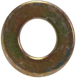 Made in USA - 5/16" Screw, Grade 1008/1010 Steel Standard Flat Washer - 0.344" ID x 0.688" OD, 0.06" Thick, Cadmium-Plated Finish, Meets Military Specifications - All Tool & Supply