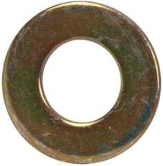 Made in USA - 5/16" Screw, Grade 1008/1010 Steel Standard Flat Washer - 0.344" ID x 0.688" OD, 0.06" Thick, Cadmium-Plated Finish, Meets Military Specifications - All Tool & Supply