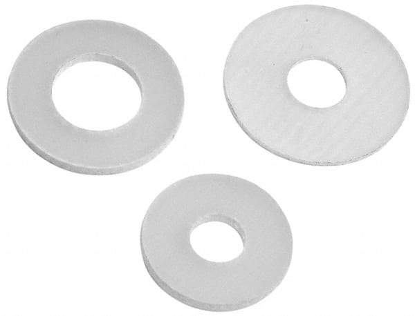 Made in USA - #4 Screw, Grade G10 Fiberglass Standard Flat Washer - 1/8" ID x 0.31" OD, 0.031" Thick, Plain Finish - All Tool & Supply