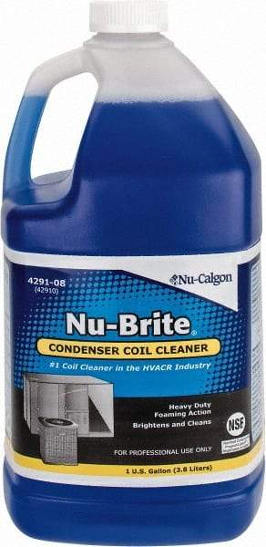 Nu-Calgon - 1 Gal Bottle HVAC Coil Cleaner - Alkaline Formula - All Tool & Supply