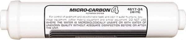 Nu-Calgon - 2.59" OD, 20µ, 6R Micromet Inline Cartridge Filter that Removes Silt, Sediment & Chlorine - 13" Long, Reduces Sediments, Tastes, Odors, Chlorine & Scale - All Tool & Supply