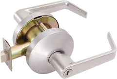 Falcon - Medium Duty Privacy Lever Lockset - 2-3/4" Back Set, Satin Chrome Finish - All Tool & Supply