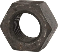 Value Collection - M30x3.50 Steel Right Hand Hex Nut - 46mm Across Flats, 24mm High, Uncoated - All Tool & Supply