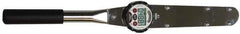 Proto - 1/2" Drive Electronic Digital Torque Wrench - 34 N/m to 340 N/m Torque, 22" OAL, 0.1 N/m Graduation, Fixed Head - All Tool & Supply