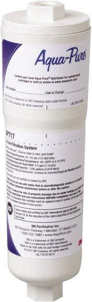 3M Aqua-Pure - 0.5 GPM Max Flow Rate, 1/4 Inch Pipe, Inline Water Filter System with Disposable Filter and Quick Disconnect Fittings - Reduces Sediment, Taste, Odor, Chlorine and Scale - All Tool & Supply