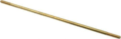 Made in USA - 10" Long, 1/4-20 Thread, Float Valve Rod - Brass, 1/2" Thread Length - All Tool & Supply