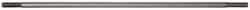 Made in USA - 10" Long, 1/4-20 Thread, Float Valve Rod - Stainless Steel, 1/2" Thread Length - All Tool & Supply