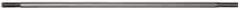 Made in USA - 10" Long, 1/4-20 Thread, Float Valve Rod - Stainless Steel, 1/2" Thread Length - All Tool & Supply