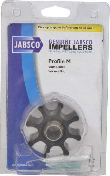 Jabsco - Nitrile Impeller Kit Repair Part - Contains Impeller, Seal, Gasket, For Use with Jabsco Model 6050-0001 Flexible Impeller Pump Motors - All Tool & Supply