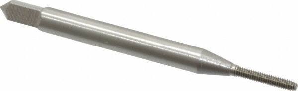 OSG - #0-80 UNF H2 Thread Limit Modified Bottoming Thread Forming Tap - Cobalt, Bright Finish, 1-5/8" OAL, 5/16" Thread Length, Right Hand Thread, Series HY-PRO NRT - All Tool & Supply