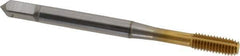 OSG - #8-36 UNF H3 Thread Limit Modified Bottoming Thread Forming Tap - Cobalt, TiN Finish, 2-1/8" OAL, 3/4" Thread Length, Right Hand Thread, Series HY-PRO NRT - All Tool & Supply