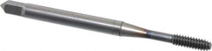 OSG - #4-40 UNC H5 Thread Limit Modified Bottoming Thread Forming Tap - Powdered Metal High Speed Steel, TiCN Finish, 1-7/8" OAL, 9/16" Thread Length, Right Hand Thread, Series EXOTAP NRT - All Tool & Supply