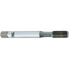 OSG - 1/4-28 UNF H7 Thread Limit Bottoming Thread Forming Tap - Powdered Metal High Speed Steel, TiCN Finish, 2-1/2" OAL, 1" Thread Length, Right Hand Thread, Series EXOTAP NRT - All Tool & Supply