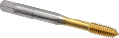 OSG - M6x1.00 Metric Coarse D8 Thread Limit Plug Thread Forming Tap - Cobalt, TiN Finish, 2-1/2" OAL, 1" Thread Length, Right Hand Thread, Series HY-PRO NRT - All Tool & Supply