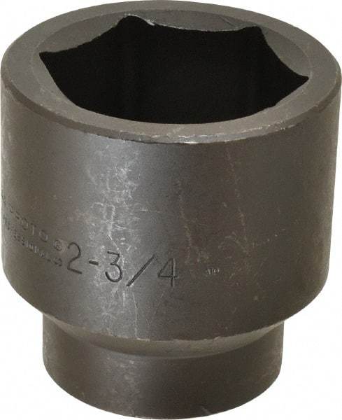 Proto - #5 Spline Drive, 2-3/4" Socket, Impact Socket - 6 Points, 4-1/4" OAL - All Tool & Supply