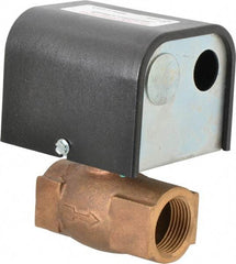 McDonnell & Miller - 150 psi, Brass Housing, General Purpose Flow Switch - 15 Flow Set Point, 1.5 to 15 GPM - All Tool & Supply