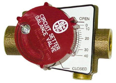 Bell & Gossett - 3/4" Pipe, Solder End Connections, Inline Calibrated Balance Valve - 3-1/2" Long, 2-3/4" High, 200 Max psi, Brass Body - All Tool & Supply