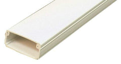 Wiremold - 2.44m Long x 5/8 Inch Deep x 1-1/8 Inch Wide, Raceway - Continuous Cover, 1 Channel, Ivory - All Tool & Supply