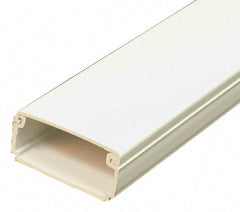 Wiremold - 2.44m Long x 13/16 Inch Deep x 1-11/16 Inch Wide, Raceway - Continuous Cover, 1 Channel, Ivory - All Tool & Supply