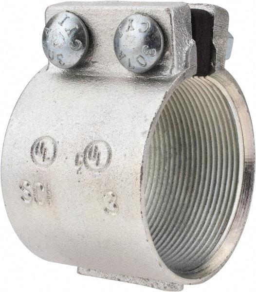 Thomas & Betts - 3" Trade, Malleable Iron Threaded Rigid/Intermediate (IMC) Conduit Coupling - Noninsulated - All Tool & Supply